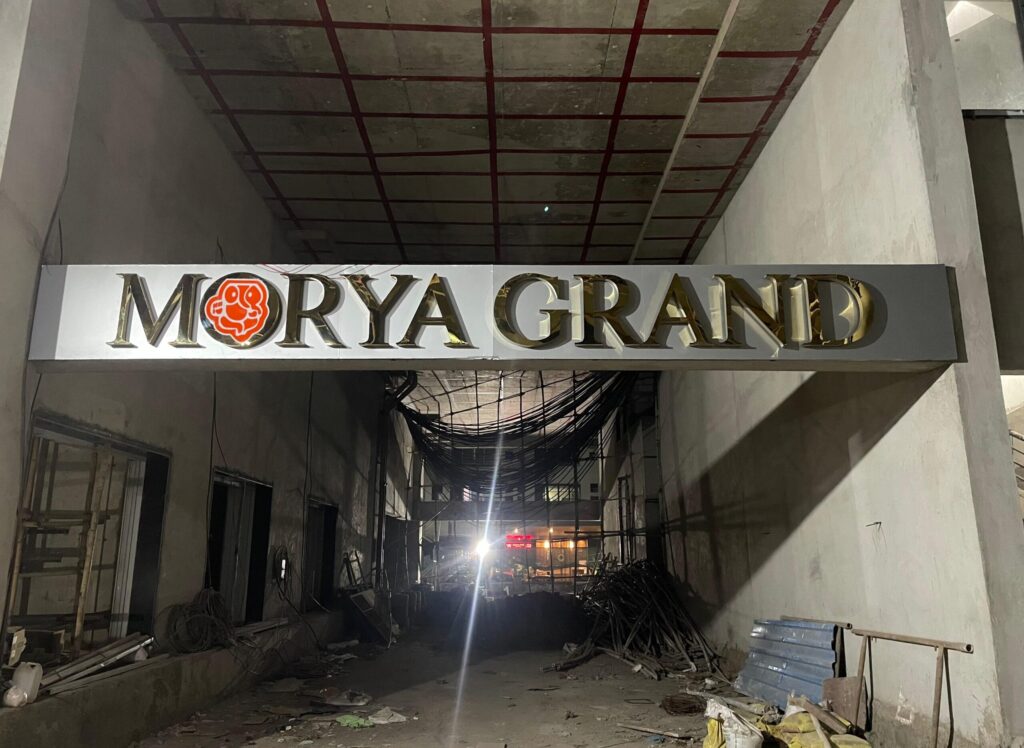 3D acrylic letter signage for office branding